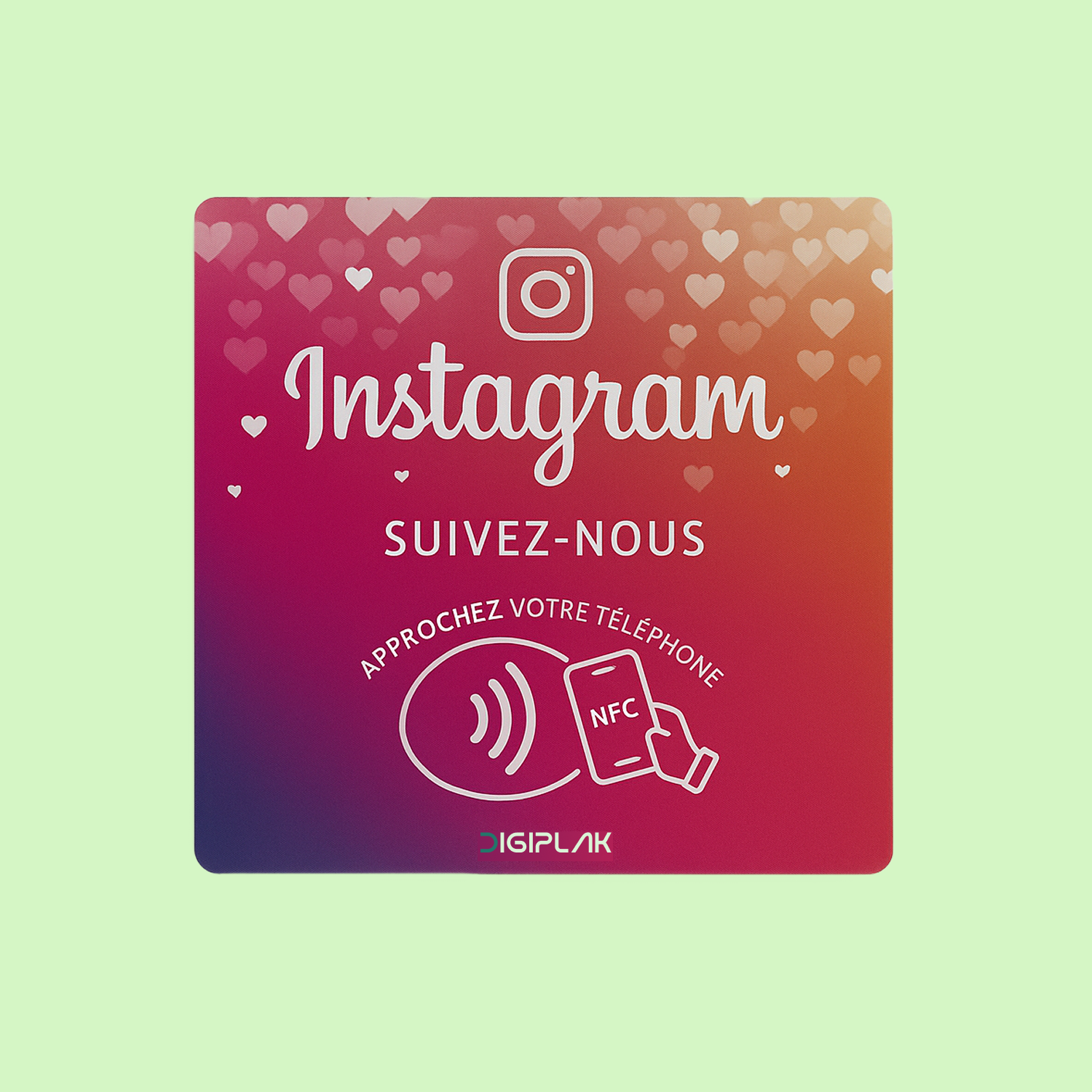 Plaque Instagram